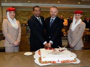 Emirates alza il sipario sulla nuova lounge a Milano Malpensa