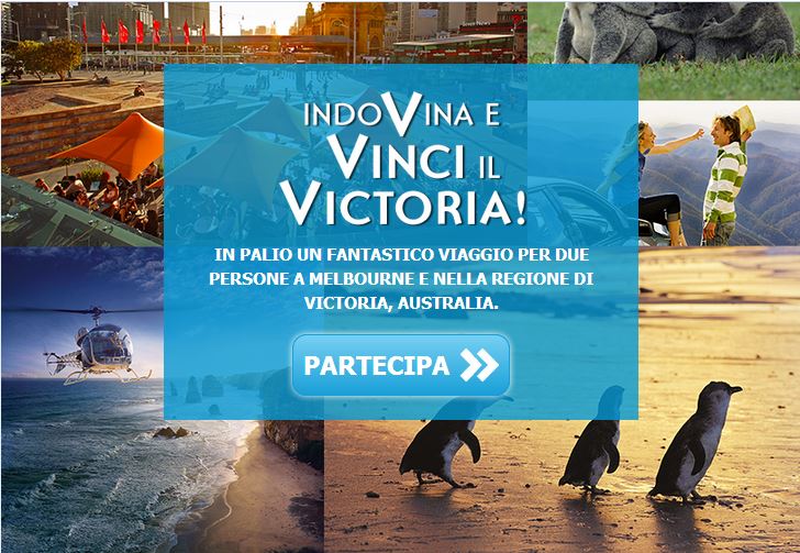 Tourism Victoria su facebook con il concorso “IndoVina e Vinci il Victoria”