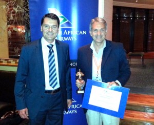Il Diamante premiato da South African Airways a Indaba