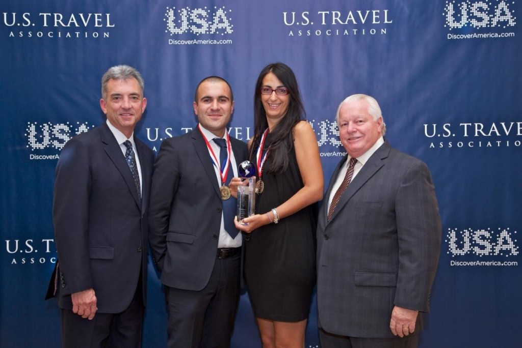 Viaggidea premiato a Las Vegas da Us Travel Association