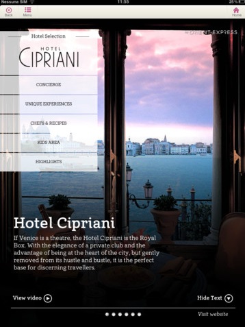 Orient-Express promuove gli hotel italiani sui social network
