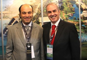 Pedro Ribeiro direttore commerciale e marketing Emanuel Freitas gm Dom Perdo Laguna resort