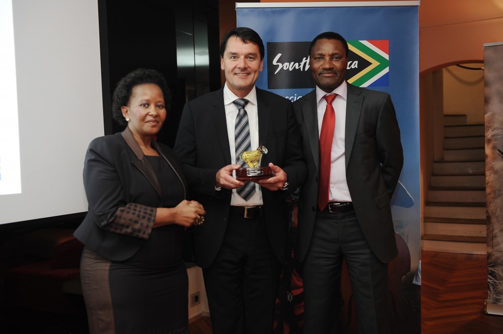 South African Airways premiata a Milano da South African Tourism