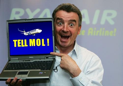 Ryanair lancia il form “Ditelo a O’Leary”