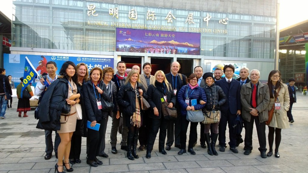 L’ente del turismo cinese e gli operatori italiani alla fiera di Kunming
