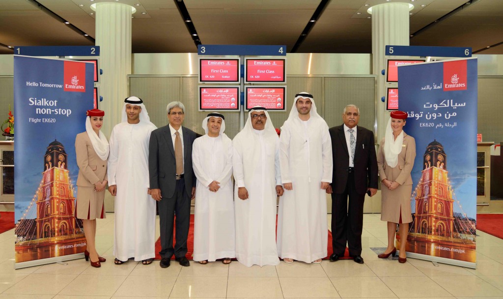 Emirates inaugura il volo per Sialkot (Pakistan)