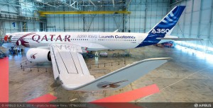 Qatar Airways: il nuovo A350 atterra al nuovo aeroporto di Doha