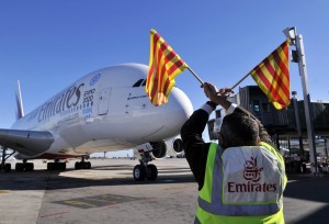 Emirates mette in servizio l’A380 sulla Dubai-Barcellona