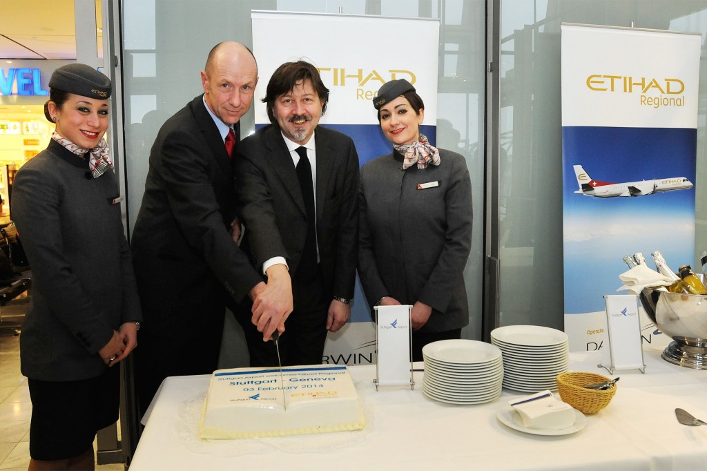 Etihad Regional inaugura il volo Ginevra-Stoccarda