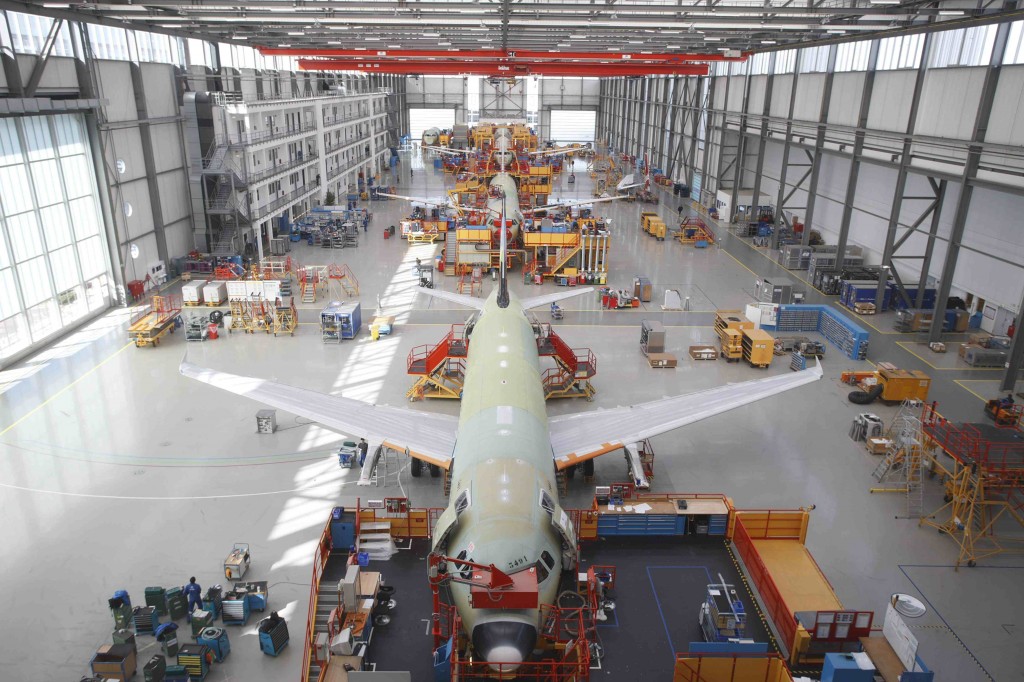 Airbus arriverà a produrre 46 A320 al mese dal 2° trimestre 2016
