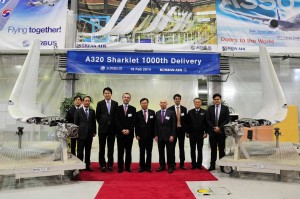 Korean Air consegna ad Airbus il millesimo Sharklet