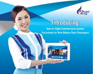 Bangkok Airways, mini iPad a bordo per i passeggeri Blue Ribbon Class