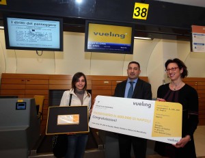 Vueling raggiunge quota 600 mila passeggeri a Napoli