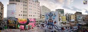 Street art contro le mafie all’hotel Ibis Styles di Palermo