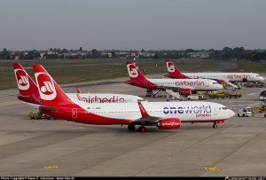 Airberlin incrementa i voli Italia-Germania
