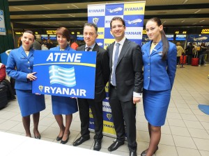 Ryanair inaugura il volo giornaliero Milano Orio-Atene