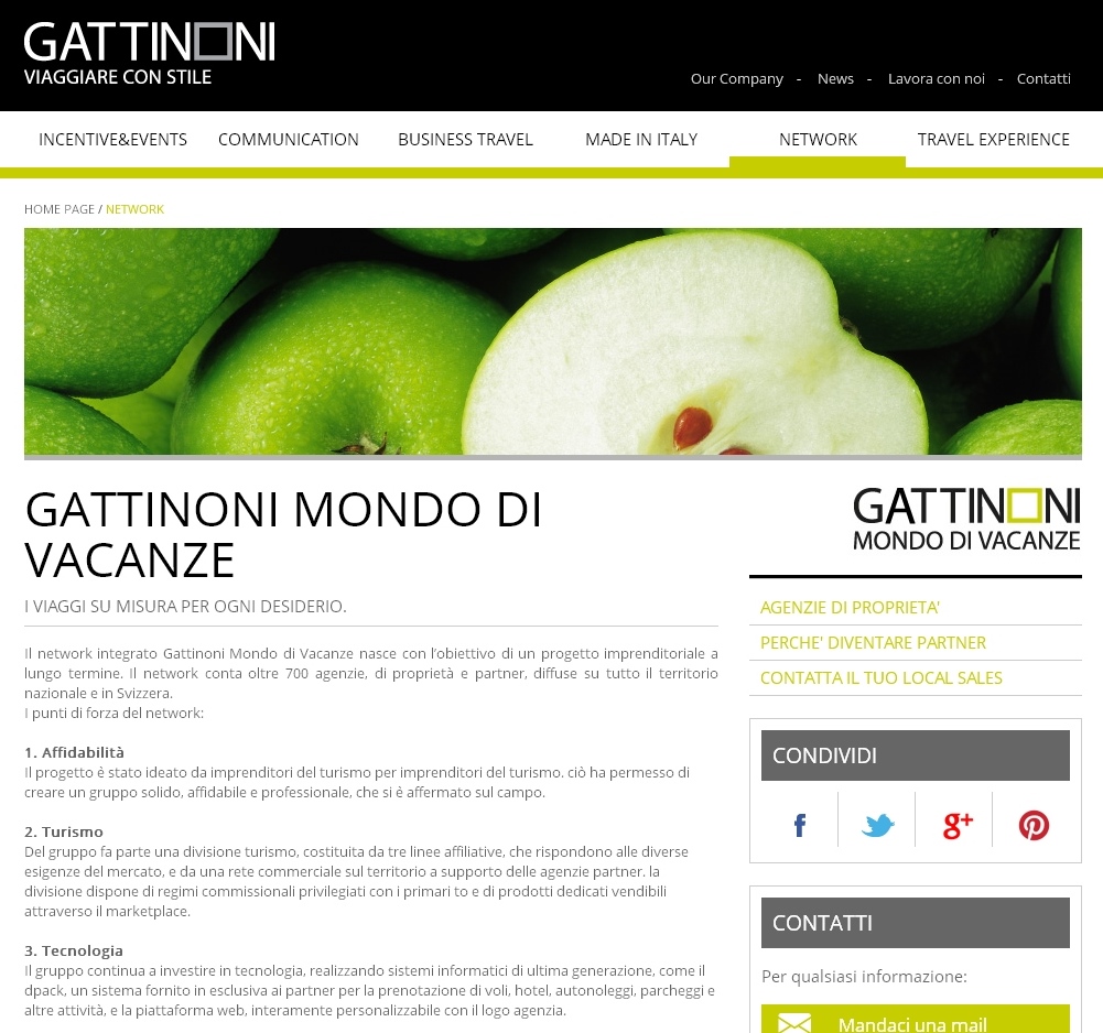 Il gruppo Gattinoni rinnova la presenza sul web