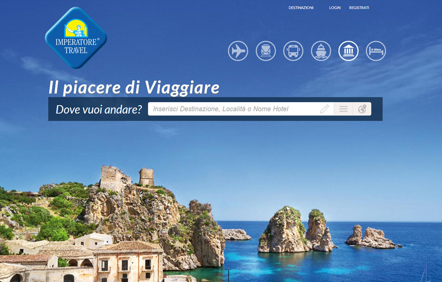 Nuovo sito web per Imperatore Travel