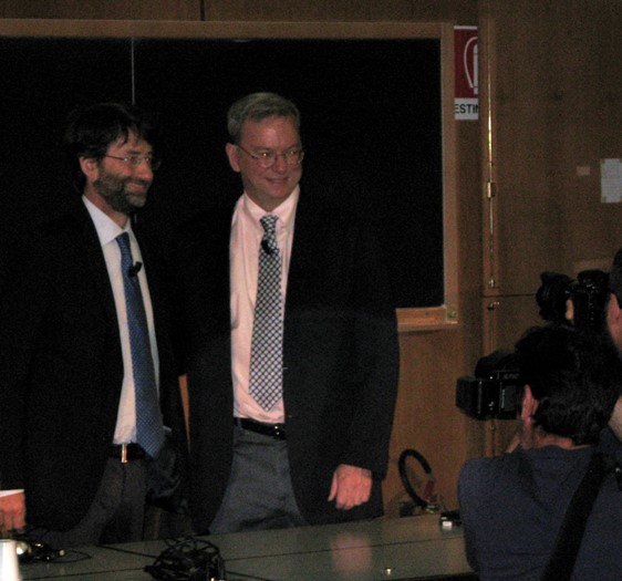 Franceschini: incontro con Eric Schmidt sulle sfide del digitale