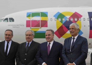 Alitalia-Etihad: a Malpensa il primo A330 con la livrea Expo