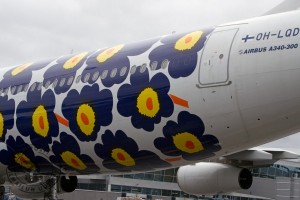 Finnair, nuova livrea disegnata da Marimekko