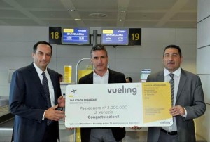 Vueling raggiunge i due milioni di passeggeri a Venezia