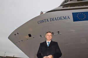 Costa Diadema: battesimo a Genova