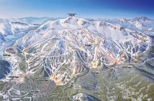Mammoth Lakes: sciare in California