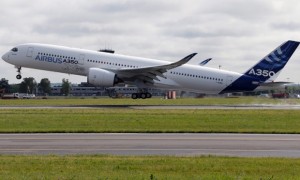 L’Airbus A350 XWB debutta a Madrid Barajas