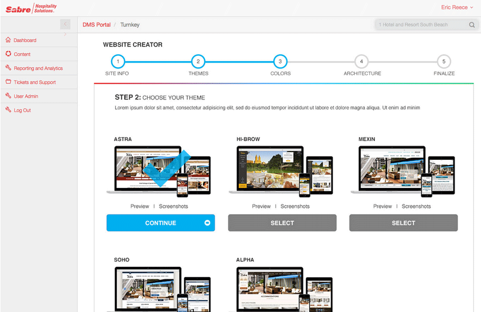 Sabre lancia SynXis InstaSite per ottimizzare tassi di conversione delle prenotazioni