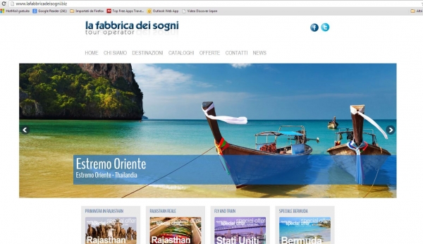 La Fabbrica dei Sogni lancia il nuovo sito web