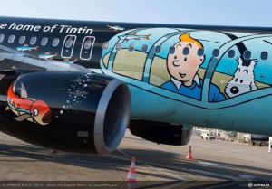 Brussels Airlines, livrea speciale ispirata a Tintin