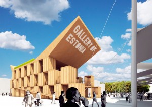 Altalene e paesaggi nordici nel padiglione dell’Estonia a Expo 2015