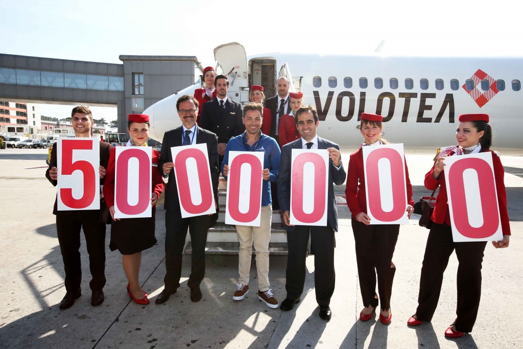 Volotea: 5 milioni di passeggeri a Napoli