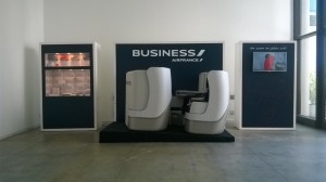 Air France, la nuova poltrona business in mostra a Milano