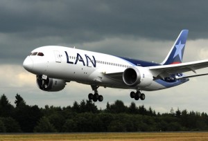 Lan Airlines riceve il primo Boeing 787-9, volerà da Santiago all’Europa