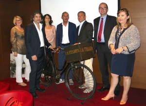 I protagonisti della presentazione  a Torino (La Stampa) della nuova Caledonia con Sherman viaggi