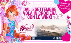 Msc e Rainbow presentano la Crociera delle Winx