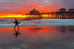 California, Huntington Beach alla ricerca del Surf World Guinnes record