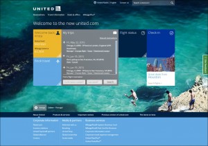 United Airlines: pronta la nuova versione del sito