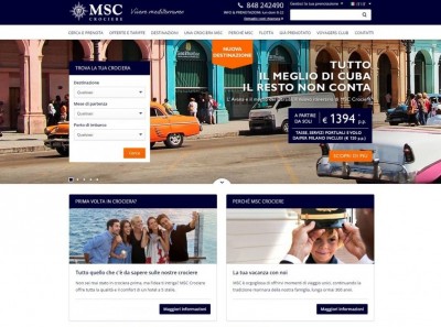 Msc: online il nuovo sito