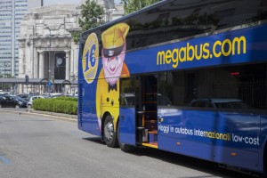 Megabus festeggia il primo anno di attività in Italia