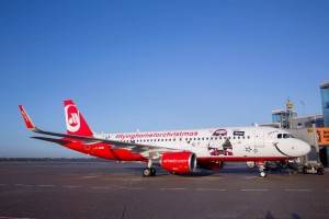 Due tappe italiane per l’aereo di Natale di Airberlin