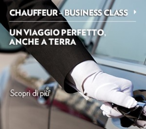 Alitalia estende il servizio chaffeur per i passeggeri di business class