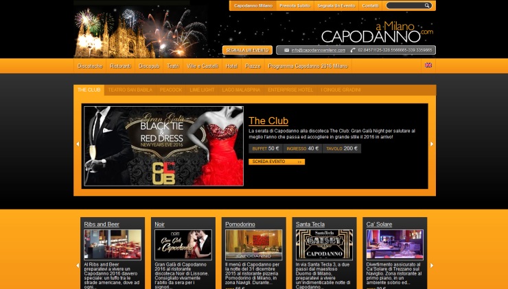 Un portale per il Capodanno a Milano