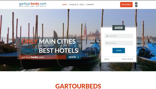Gartourbeds.com, oltre 600 agenzie registrate in due mesi