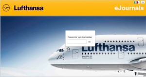 Lufthansa: nuovi eJournals a bordo degli aerei