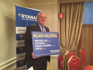 Ryanair: nove nuove rotte da Milano Malpensa e Bergamo
