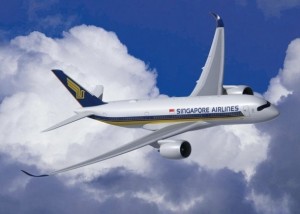 Singapore Airlines: debutto a maggio per il primo A350-900