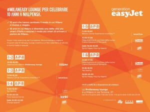 EasyJet alla Design Week di Milano con una lounge Fuorisalone